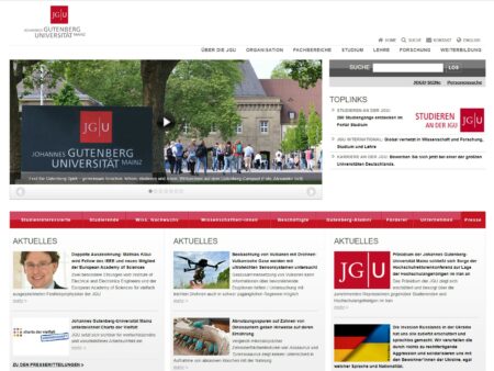 Johannes Gutenberg Universität Mainz – Jetzt informieren
