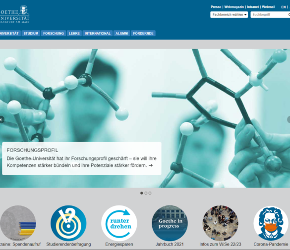 Goethe-Universität Frankfurt – Jetzt informieren