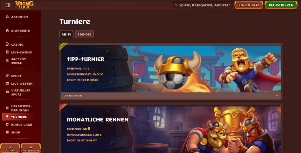 viking luck turniere