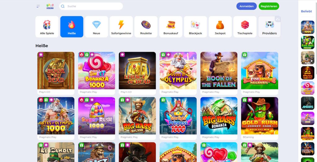 Plangames heiße Spiele