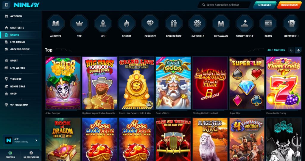 ninlay slots
